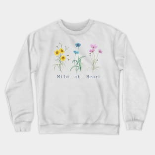 Wild at heart botanical flowers Crewneck Sweatshirt